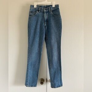 Washed Blue Denim Lee Jeans